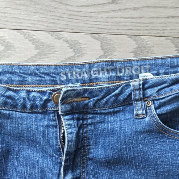 Mens George Blue Straight Leg Jeans Classic Fit Size 18 Good Condition - Picture 2 of 4